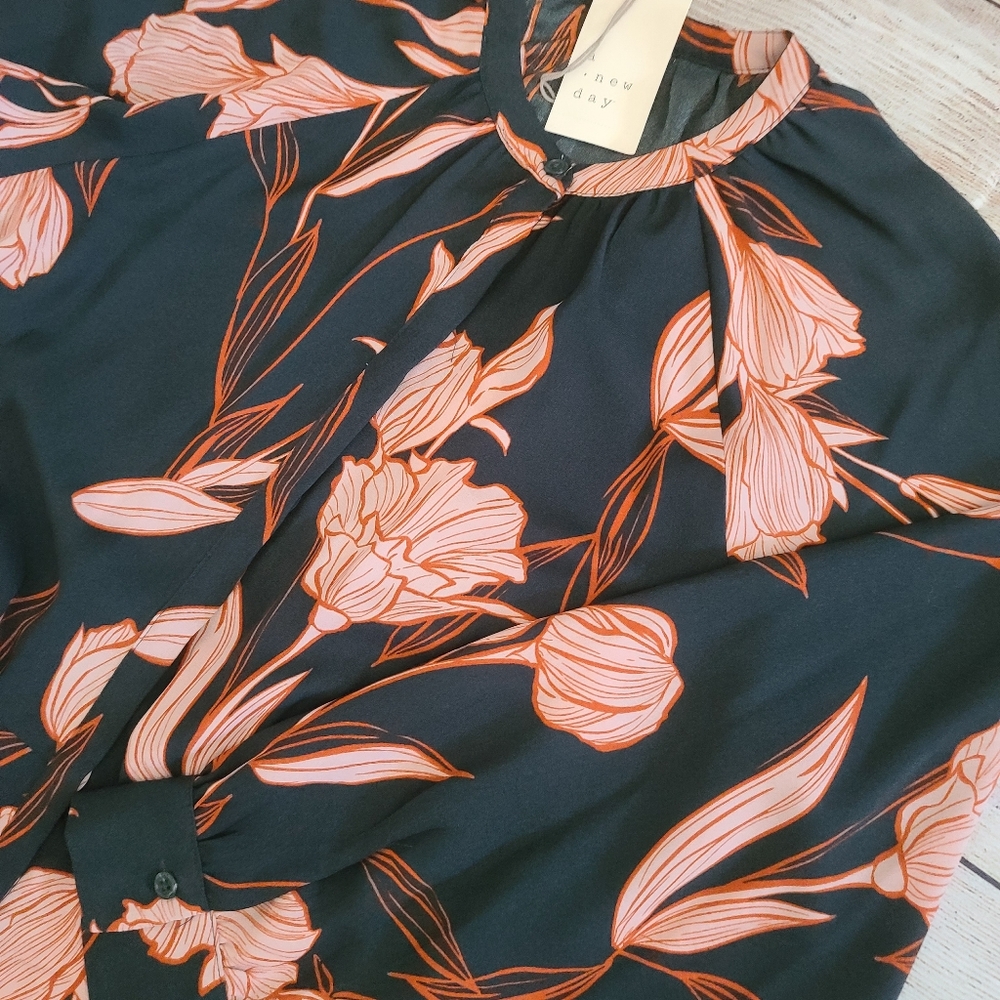 Floral Print button down dress